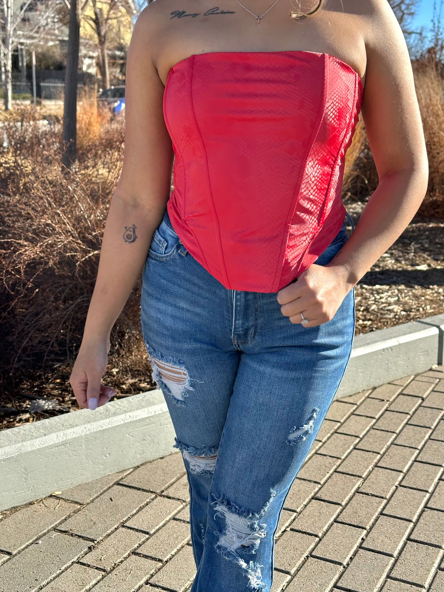 Heart's On Fire Corset Top