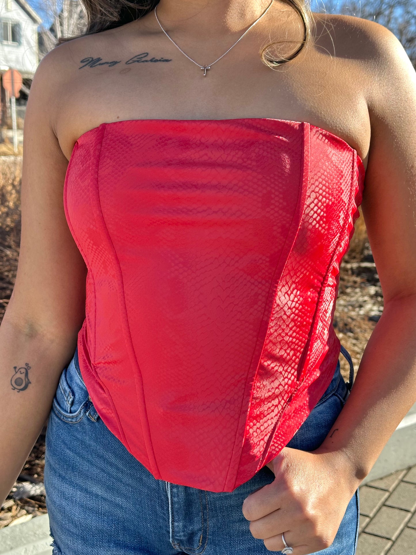 Heart's On Fire Corset Top